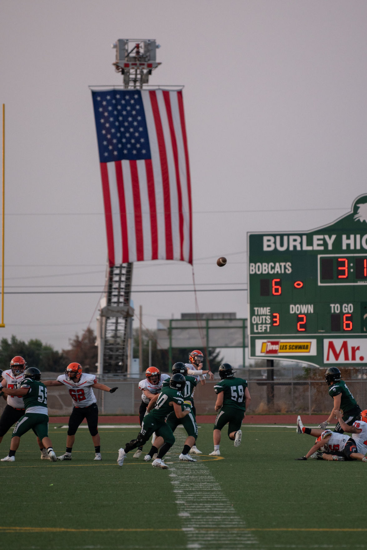Burley and Buhl Football Game